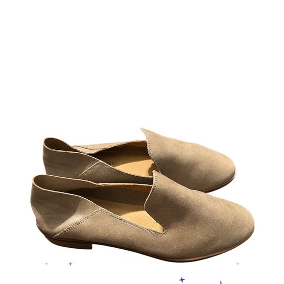 Lucky Brand Womens  Slip On Shoes Brown Leather Loafers Casual Heels - Picture 4 of 6